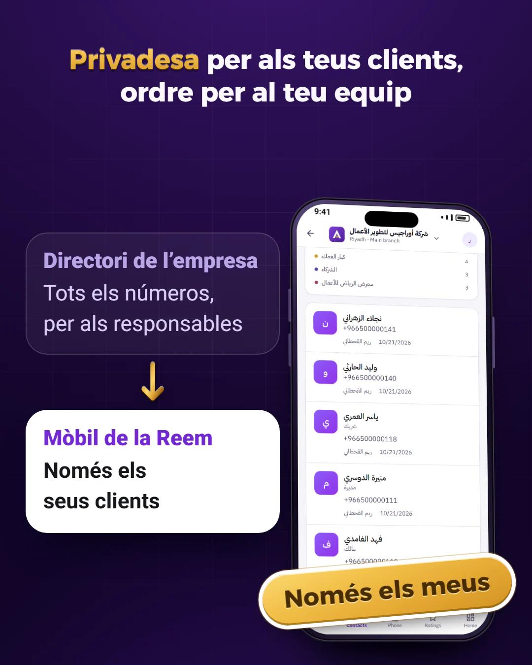 Cadascú, només el que és seu