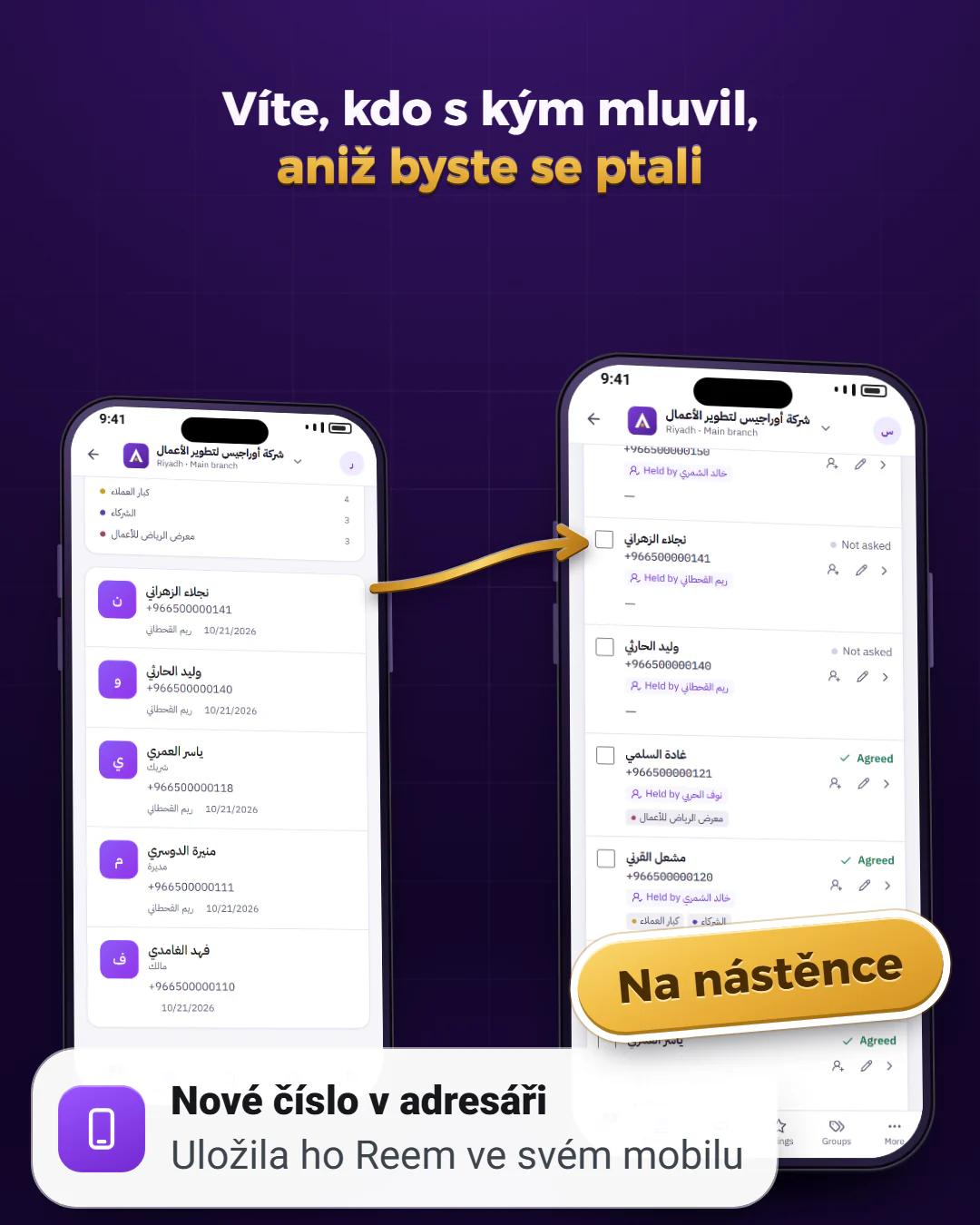 Uloží si ho on, uvidíte ho vy