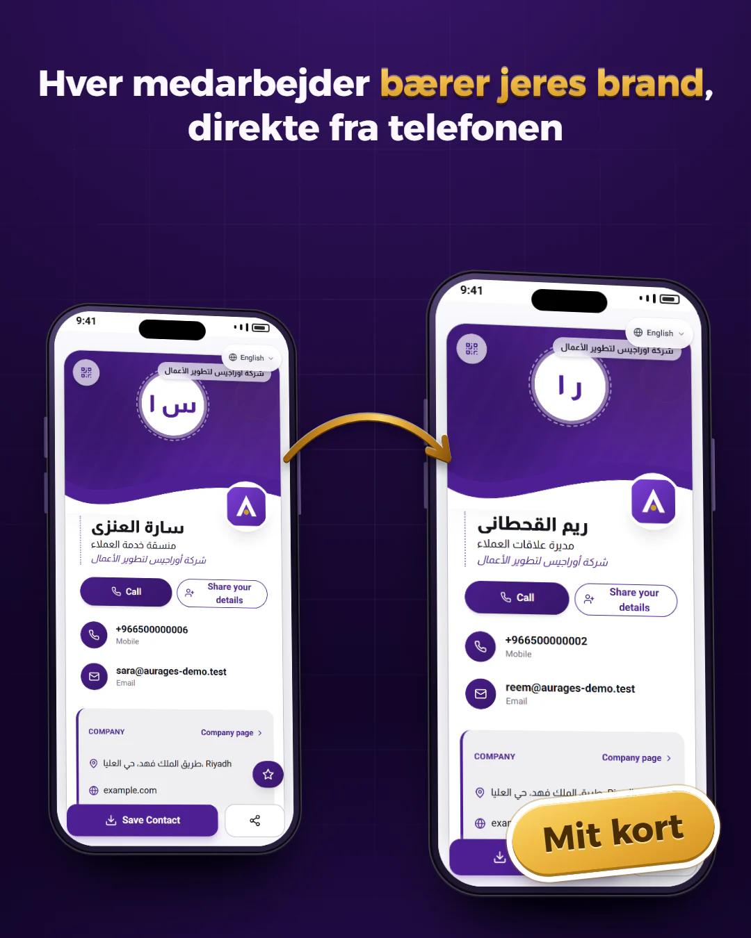 Et kort til hver medarbejder