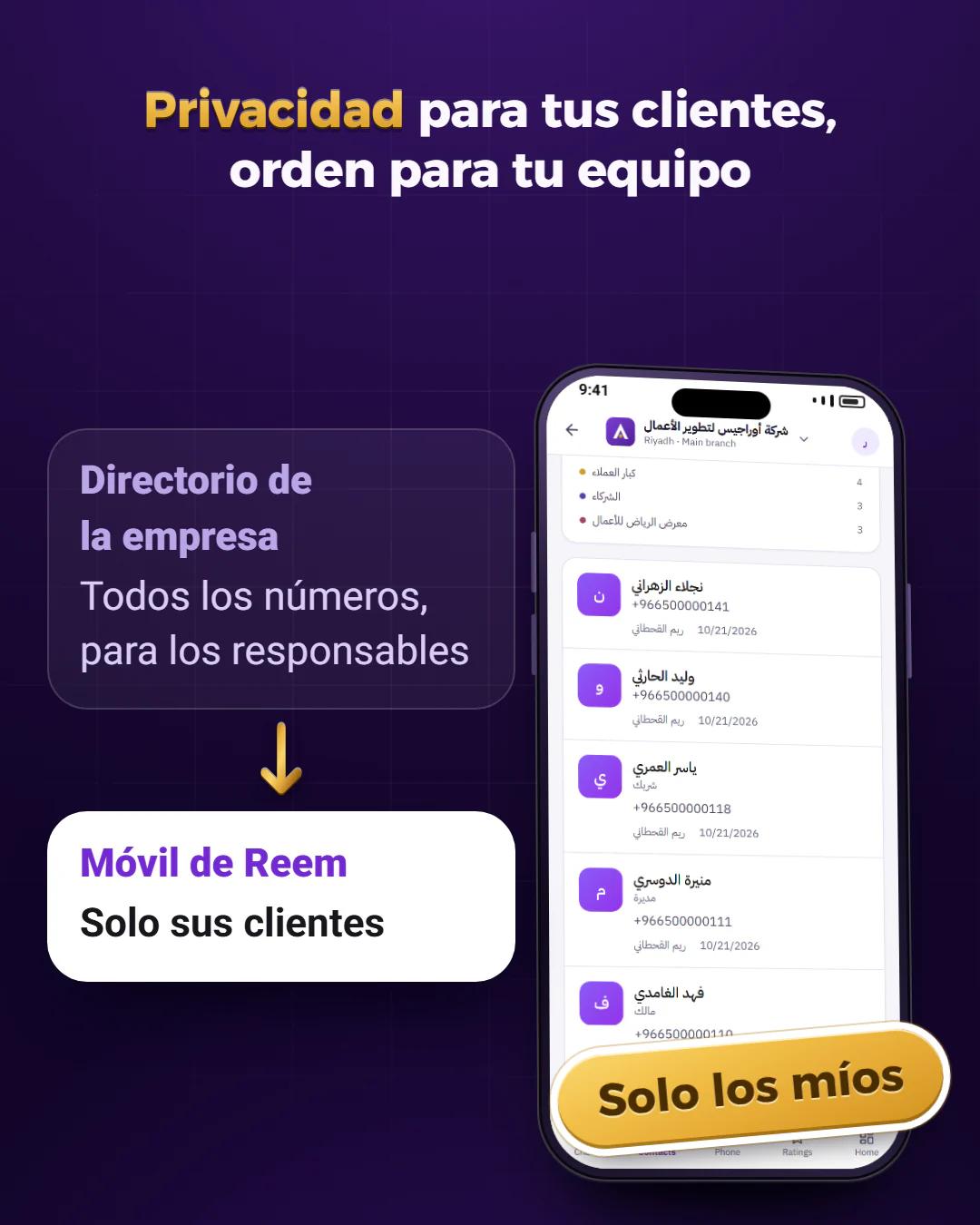Cada uno, solo lo suyo