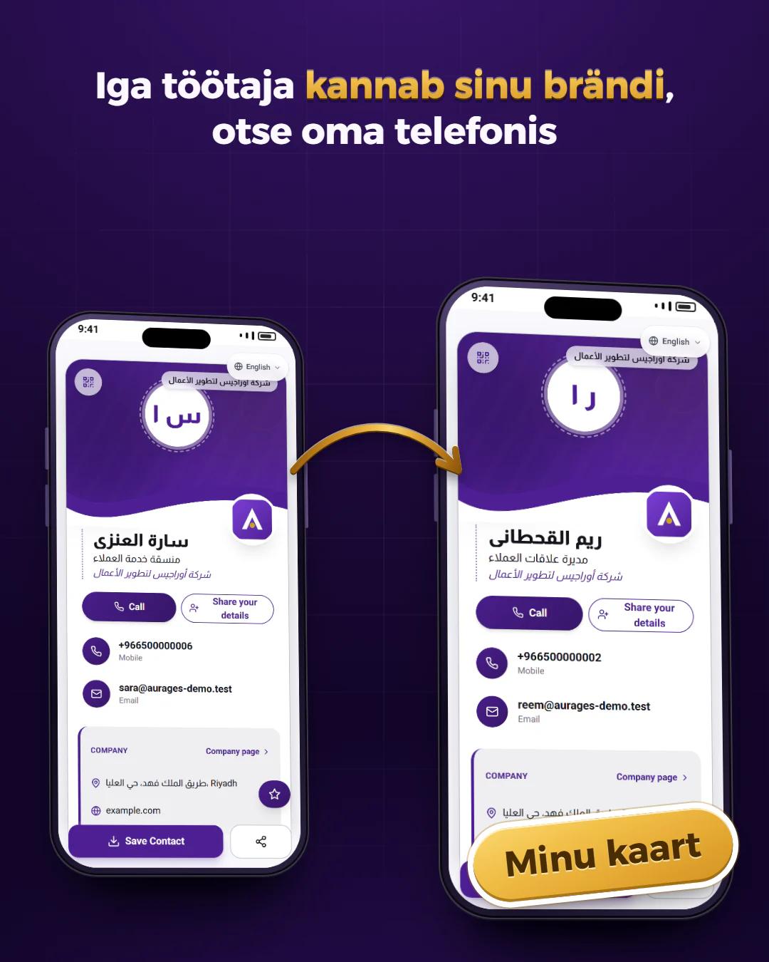 Kaart igale töötajale