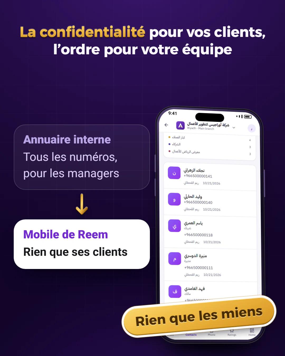 À chacun ce qui le concerne