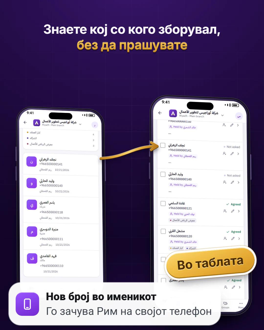 Зачувано кај него, видливо кај вас