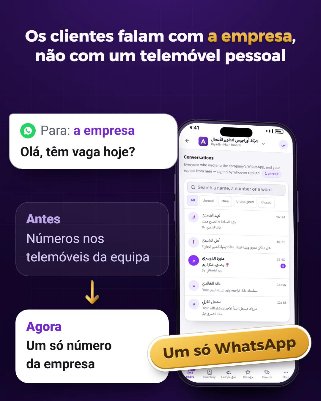 Um número para toda a empresa