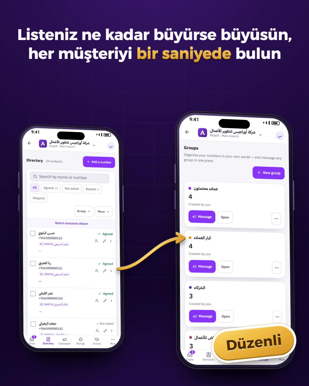 Rehberinizi düzenleyin