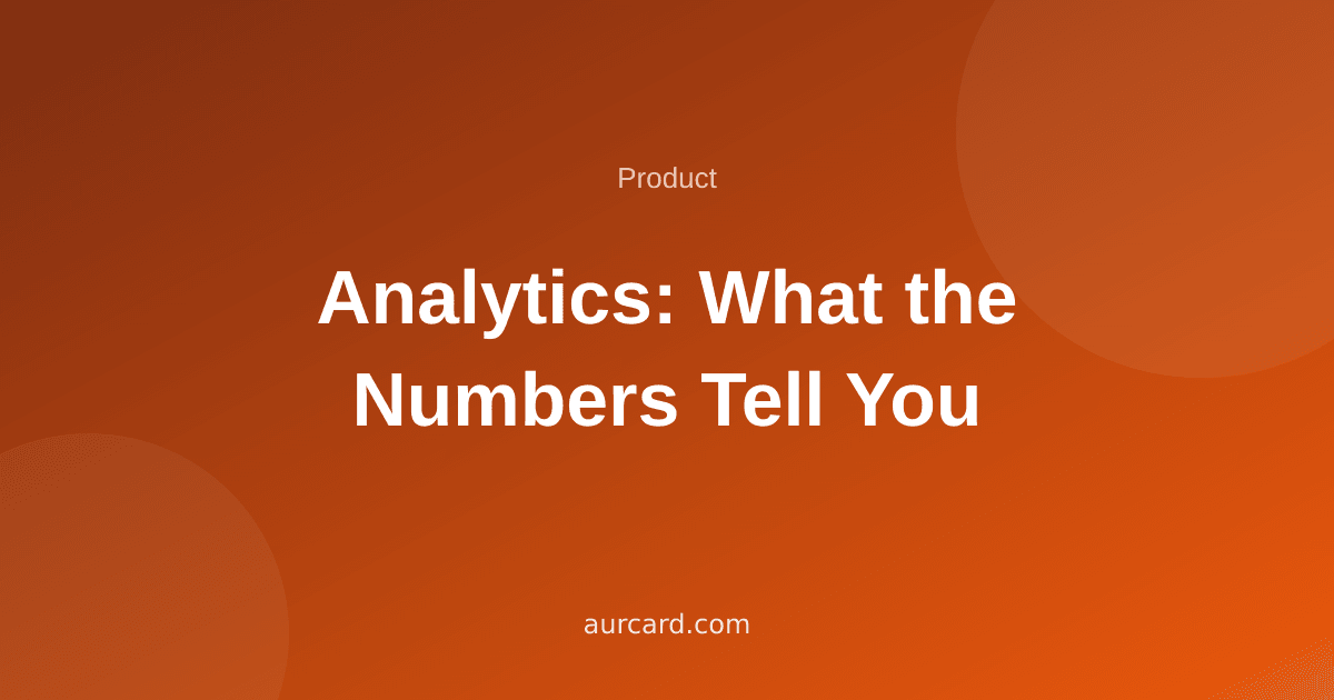 Article cover about reading analytics in the dashboard