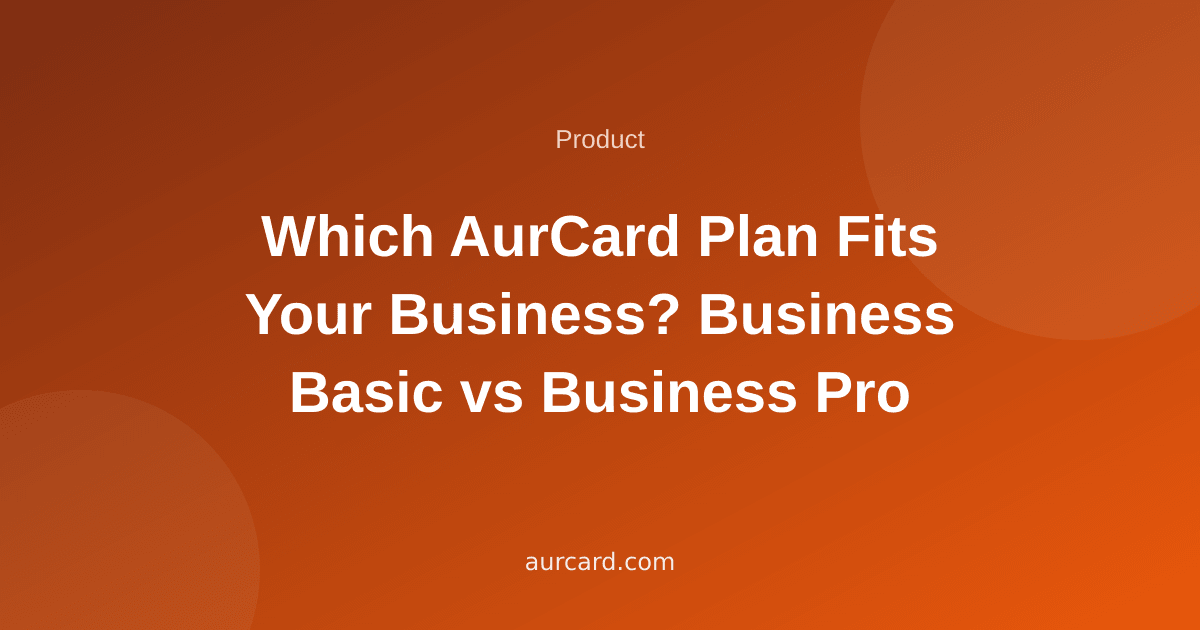 Article cover about choosing the right AurCard plan