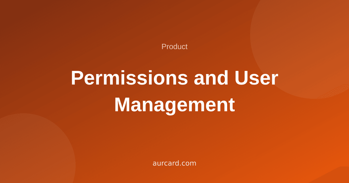Article cover about permissions and user management