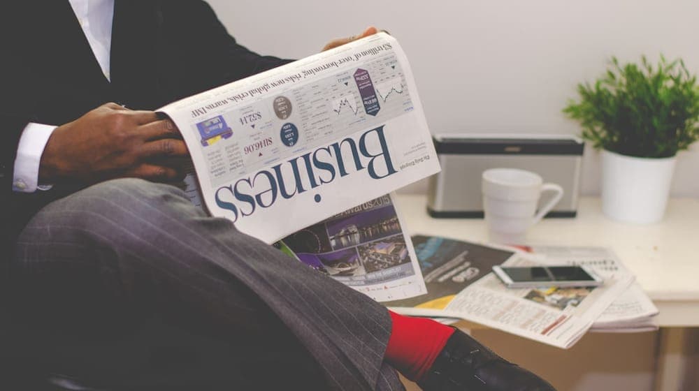 Business newspaper