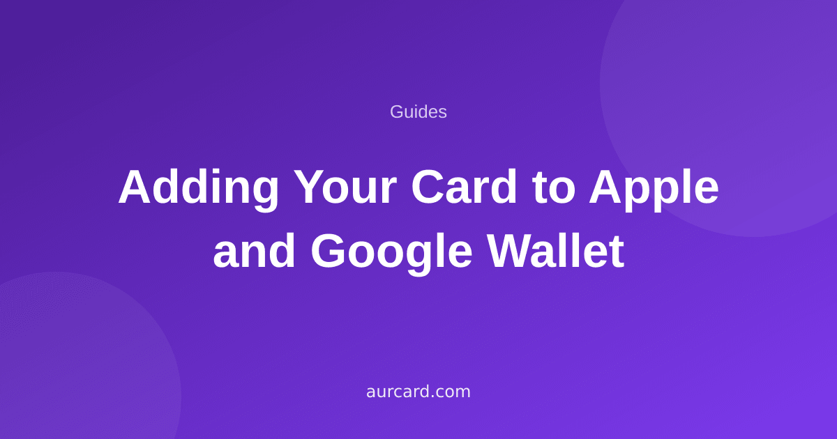Article cover about adding a digital card to Apple and Google Wallet
