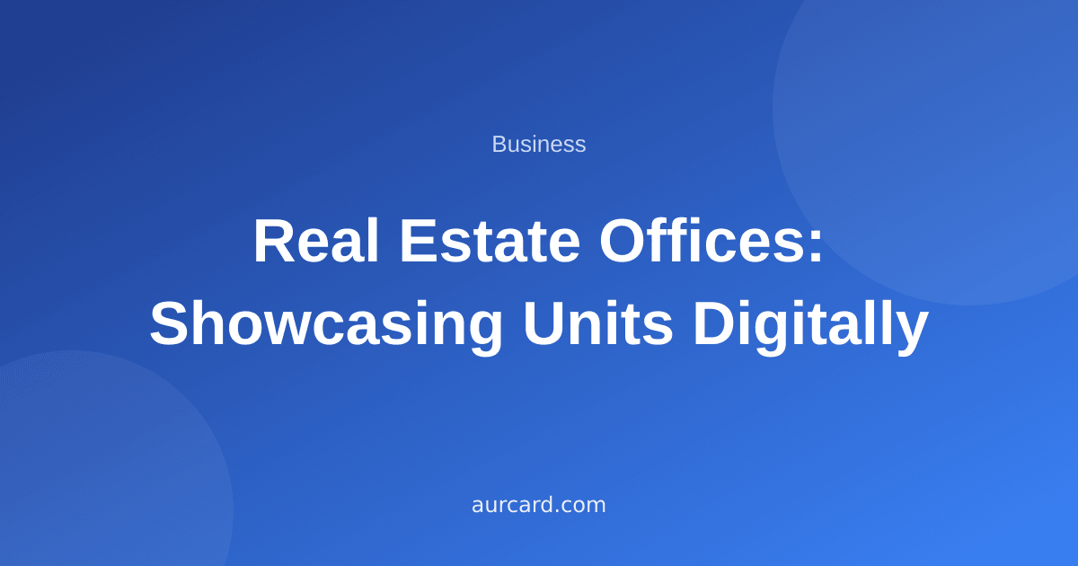 Article cover about digital property listings for real estate offices